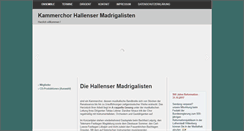 Desktop Screenshot of madrigalisten.de