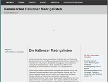 Tablet Screenshot of madrigalisten.de